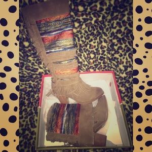 pierre dumas knee high boots